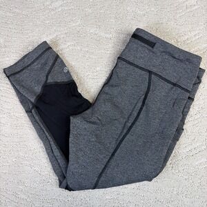 Women's Lululemon Size 10 Pace Revival Crop 22" Leggings Athletic Pockets
